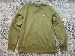 Men’s The North Face Heritage Patch Crew Neck Sweater - Size Large Green - Picture 1 of 21