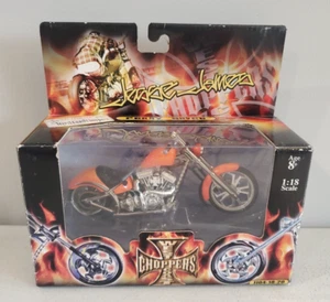 Jesse James West Coast Chopper Penny Saved Orange JJ04-18-20 Die Cast 1:18 - Picture 1 of 5