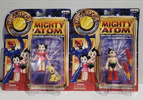 MIGHTY ATOM ASTRO BOY & URAN Banpresto Tezuka Osamu Action Figures Very Rare NIB Cover