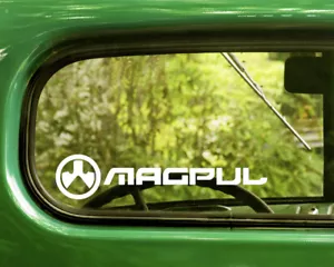 2 MAGPUL GUN MAGAZINES DECALs Sticker For Car Window Bumper Bogo Truck Rv - Picture 1 of 1