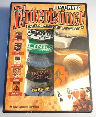 The Entertainer PC CD ROM, 1995 Dark Sun Shattered Lands Trump Castle Sealed NEW - Image 1 of 4