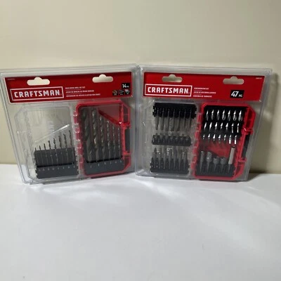 CRAFTSMAN Set Steel Hex Shank Screwdriver Bit Set (47-Piece) NEW & SEALED - Image 1 of 4