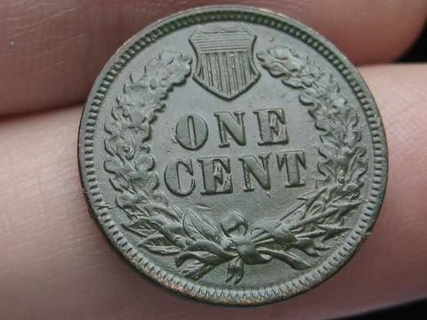 1888 Indian Head Cent Penny, VF/XF Details, 3.5 Diamonds Showing Cover
