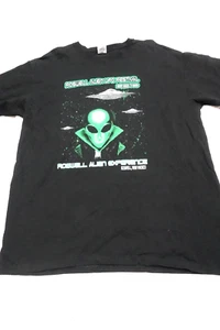 Vintage Roswell Alien Experience Festival 2010 Men's XL Black Graphic T-Shirt - Picture 1 of 5