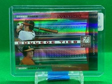 2008 Elite Extra Edition College Ties Red #CTC-28 Raben/Sobolweski 44/50