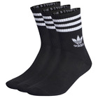 Adidas Unisex 3-Pack Fully Cushioned Cotton Trainer Crew Socks for Men and Women