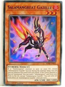 Yugioh - #003 Salamangreat Gazelle - SDSB - Soulburner Structure Deck - Bild 1 von 1