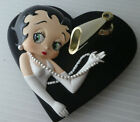 Lacquered  Black Pen Holder with a Relief of Betty Boop in a White Evening Dress Only £38.00 on eBay