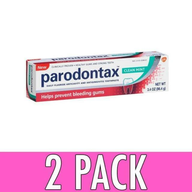 paradontax Clean Mint Toothpaste for Bleeding Gums 3.4oz/96.4g (38470)