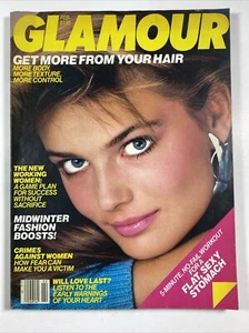 Glamour Magazine- Fashion Color Photos- February 1986 Paulina Porizkova-no label - Imagen 1 de 3