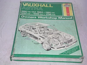 Vauxhall Astra 1980-84 Owner's Workshop Manual (Haynes) - Picture 1 of 2
