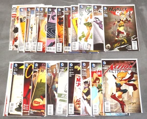DC COMICS BOMBSHELL VARIANTS Complete Set Lot 21 NM Issues 2014 Ant Lucia - Picture 1 of 12