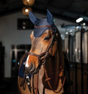 Horseware Amigo Ear Net Fly Veil Bonnet Ears Black/Navy/Bramble/Winter/Mulberry - Picture 1 of 14