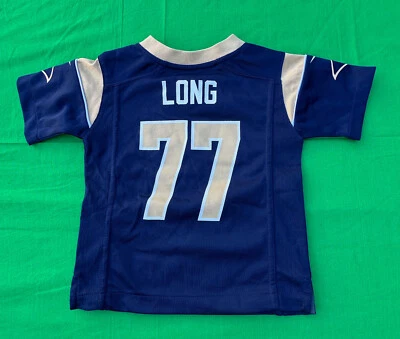 Camiseta Nike NFL St. Louis Rams Chris Larga #77 Talla Niños 3T. Foto 1 de 4
