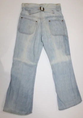Jeans de Colección Años 60 1970 RARO Niños Hebilla Trasera Denim De Colección Niños Pintores 12 Foto 1 de 4