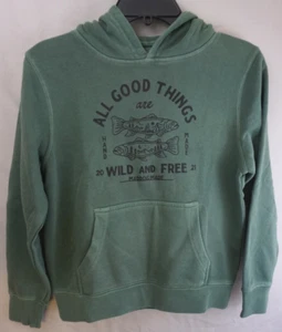 NEW Unisex Youth Hoodie Sweatshirt " All Good Things " Green Youth MED F-Ship - Picture 1 of 4