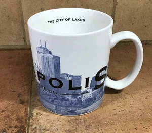 Starbucks Minneapolis Barista Coffee Cup Mug Skyline Series One 20 oz 2002 - Picture 1 of 7