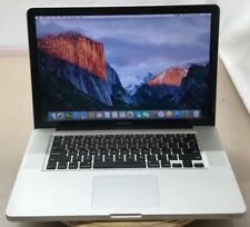 Apple MacBook Pro A1286 Late-2011 15" Intel Core i7 @ 2.4GHz 4GB RAM 500GB HDD
