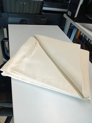 Vintage Segeltuch Natur Baumwollstoff, dick fest, stark belastbar, unbehandelt - Bild 1 von 4