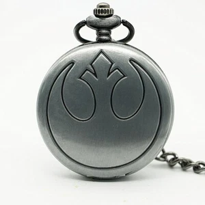 Star Wars Armbanduhr Eckblech Logo Alliance - Rebel + Kette+Boite. Neu - Picture 1 of 4