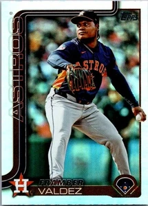 Béisbol Topps Serie 2 2025 - Framber Valdez - Lámina arco iris - #544 - Astros - Imagen 1 de 2