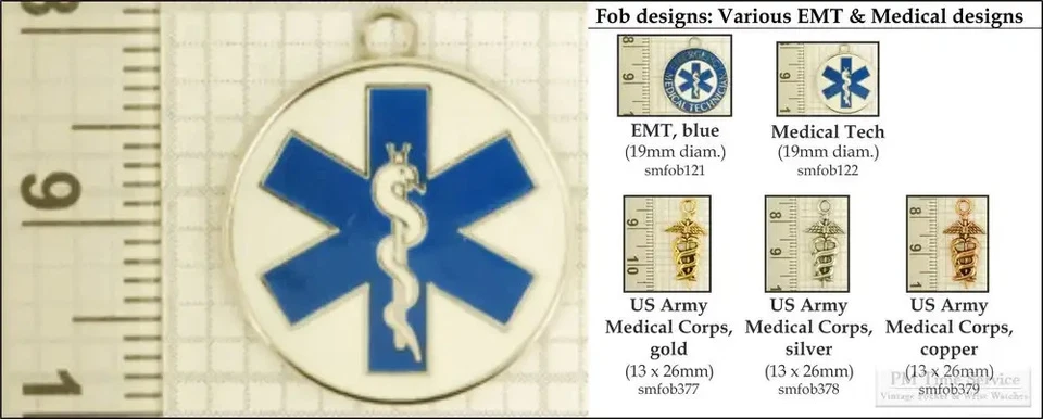 Llaveros decorativos EMT y proveedor médico, varios diseños y opciones de llavero Foto 1 de 1