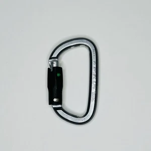 Petzl Am’D Ball Lock Carabiner D Belay Gear Loading Asymmetrical 27 kN Large - Picture 1 of 6