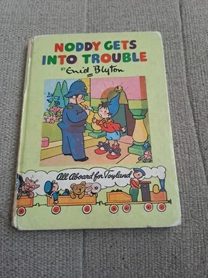 Noddy Gets Into Trouble By Enid Blyton 1970s Hardback No 8 - Image 1 of 4