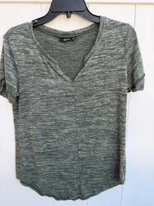 a.n.a. Maglione donna A New Approach piccolo verde grigio marmo manica corta - Foto 1 di 6