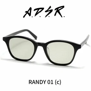 A.D.S.R. RANDY 01 Sunglasses (Shiny Black / Lt Green) by ADSR - Picture 1 of 3