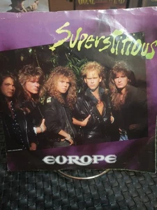 Europe 45 w PS Superstitious/Lights And Shadows EPIC 07979 VG+ 1988 - Imagen 1 de 7