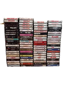 Cassette Lot (90) Country R&B Rock Queen Barbra Streisand Dolly Parton - Foto 1 di 20