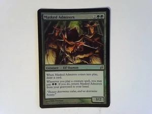 Foil Masked Admirers Lorwyn - Magic the Gathering MTG Green - Picture 1 of 2