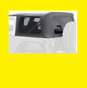 REPUESTO NEGRO TECHO BLANDO VENTANAS TINTADAS 9075235 10-18 PARA JEEP WRANGLER JK 2 D - Imagen 1 de 3