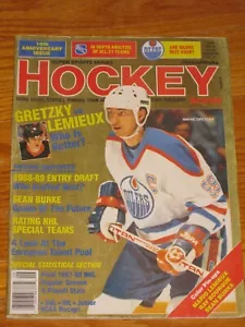 HOCKEY SCENE magazine 10th ANNIVERSARY ISSUE 1988 WAYNE GRETZKY cover - Picture 1 of 1