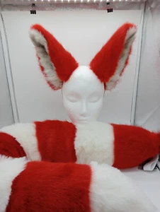 Cosplay Fuchsschwanz und Ohren Set, Handarbeit, Kat Croker - Bild 1 von 1