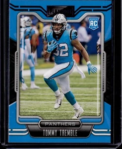 2021 Panini Playbook TOMMY TREMBLE Purple Rookie Card  #174 Carolina Panthers - Foto 1 di 2