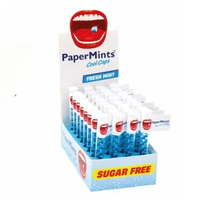 PAPERMINTS Mint CoolCaps - 32 Tubes Of 18 capsules - Fresh Breath - Sugar Free - Picture 1 of 9