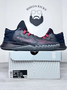 Size 13 - Nike Kyrie Flytrap V 5 Bred Red Black Gray Sneakers CZ4100-003 - Picture 1 of 9