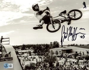 MAT HOFFMAN SIGNED HANDSIGNIERT 8x10 FOTO BMX X SPIELE LEGEND SELTEN BECKETT BAS - Bild 1 von 2