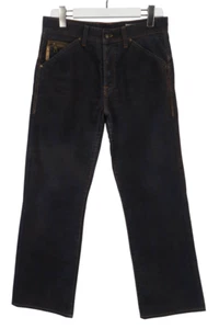 Gas Authentic Style Hommes Jeans W31 Velours Bleu Droit Ajusté Coupe Ceinture - Imagen 1 de 9