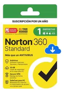 Antivirus Norton 360 Standard - 1 dispositivo - 1 año - Toda America - Picture 1 of 8