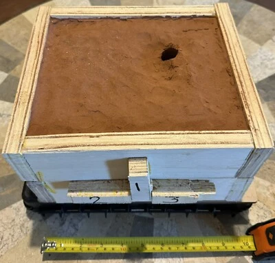 2 PART FOUNDRY WOOD FLASK FOR SAND CASTING JEWELRY OR CRAFT MAKING TOOL 9"X8"X5" - Image 1 of 4