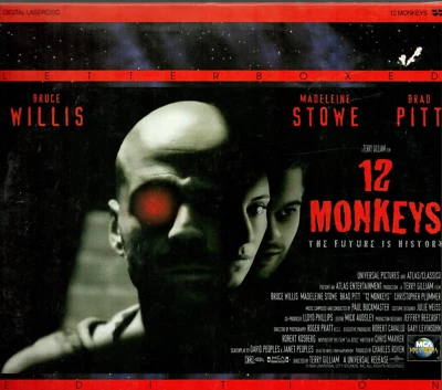 12 Monkeys with Bruce Willis Laser Disc Double Disc Letterboxed Edition. Foto 1 de 2