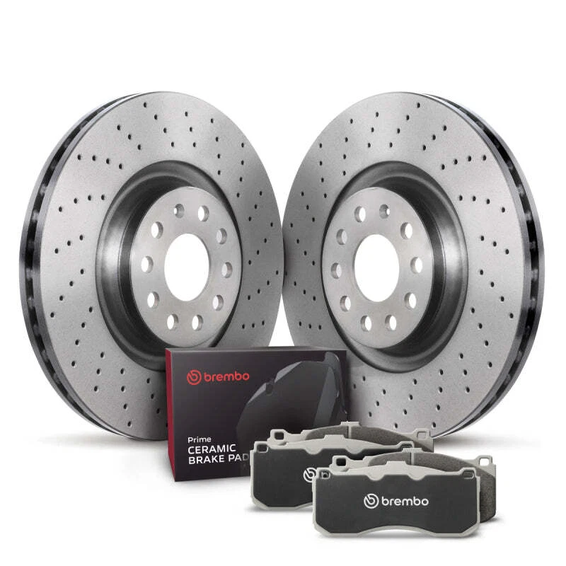 Kit de freno de disco trasero Brembo OE para Volkswagen Golf R/10-21 GTI 12-13 Foto 1 de 1