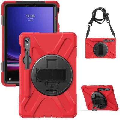 Strap Case For Samsung Galaxy Tab S9 FE S9 S8 S7 Stand Tablet Shockproof Cover - Image 1 of 4