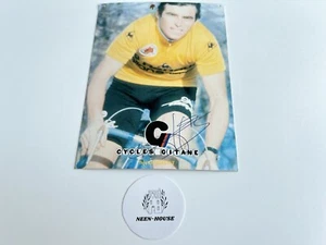 Signature / Autographe - Bernard Hinault - Cycles Gitane - Carte Postale Vélo - Bild 1 von 3