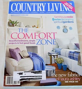  Country Living Magazine May 2002 Comfort Zone Farmhouse Redo Spiritual Gardens - Picture 1 of 8