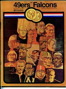 San Francisco 49ers NFL Football Program-Atlanta Falcons-10/19/1969-pix-G/VG - Picture 1 of 1