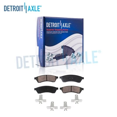 Rear Ceramic Brake Pads w/ Hardware for 2004-2006 Suzuki Verona Chevrolet Epica - Image 1 of 4